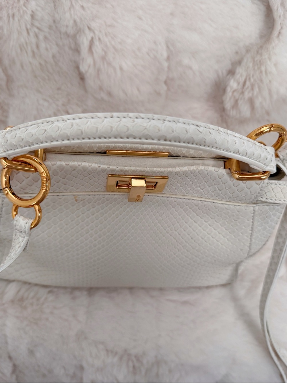 Fendi Python Mini Peekaboo - Picture 6 of 15